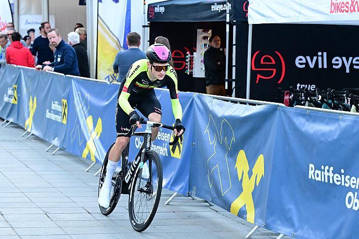 Jannis Peter (GER, Team Vorarlberg) Prolog Linz, 14. Int. Raiffeisen OÖ-Radrundfahrt UCI Kat. 2.2