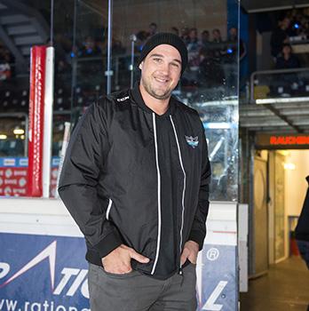 Shane O Brien  EHC Liwest Black Wings Linz vs EC KAC
