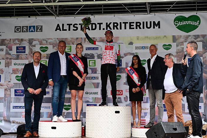 Führender Road Cycling League Riccardo Zoidl (AUT, Hrinkow Advarics), Herren Elite, U23, Road Cycling League Austria, Altstadt Kriterium Graz 