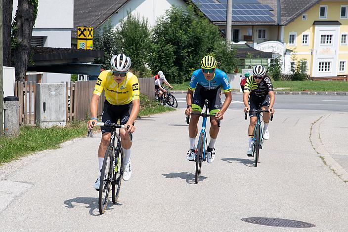 Der Gesamtsieger im Gelben Trikot Frank Aron Ragilo (EST, Cannibal Team), Bad Wimsbach - Strass im Attergau, Int. "Keine Sorgen" Junioren Rundfahrt UCI Kat. 2.1 MJ
