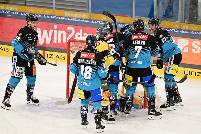 19. Runde ICE, Steinbach Black Wings Linz vs HC Pustertal Wölfe, Linz AG Eisarena 