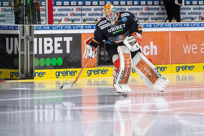 Tormann David Kickert (Steinbach Black Wings 1992) Steinbach Black Wings 1992 vs iClinic Bratislava Capitals, Qualifikationsrunfe Eishockey, Bet at Home ICE Hockey League
