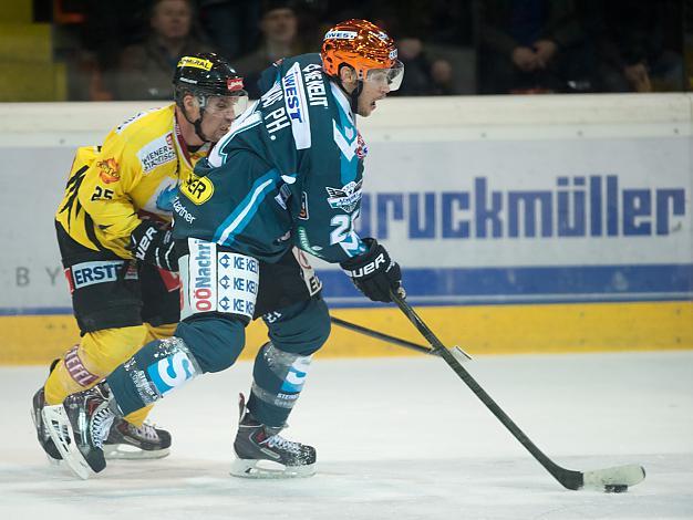 Philipp Lukas, Linz und Benoit Gratton, Vienna, EHC Liwest Black Wings Linz vs UPC Vienna Capitals, Pick Round