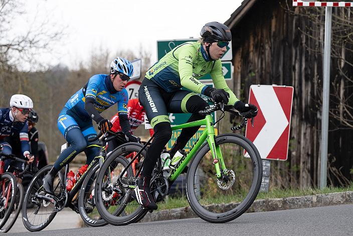 Sieger Rainer Kepplinger (AUT, Hrinkow Advarics), Herren Elite, U23, Radliga, 60. Raika Kirschbluetenrennen, Wels, Oberösterreich