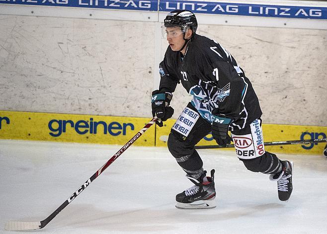 Moritz Matzka (EHC Liwest Black Wings Linz) Testspiel, EHC Liwest Black Wings Linz vs CEZ Motor Ceske Budejovice