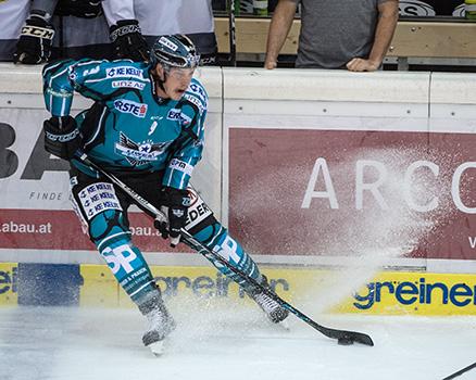Brian Lebler (EHC Liwest Black Wings Linz), EHC Liwest Black Wings Linz vs Dornbirner Eishockey Club