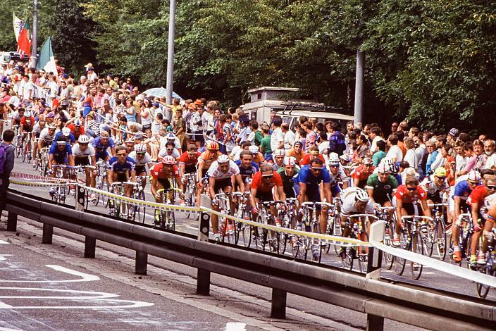 v.l. Herren Profi Rennen, Strasse WM Stuttgart, 1991