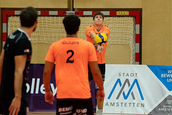 Maximilian Schober (VCA Amstetten Niederösterreich) Volleyball Europacup VCA Amstetten NÖ vs VSC Law Academy Kharkiv (UKR)
