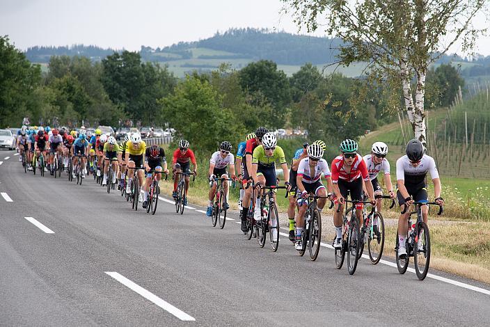 Im roten Trikot des besten Österreichers Benjamin Eckerstorfer (AUT, Team Österreich), Rohrbach - Rohrbach, Int. "Keine Sorgen" Junioren Rundfahrt UCI Kat. 2.1 MJ