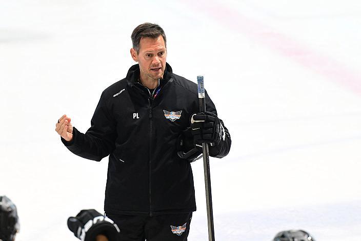  Head Coach Philipp Lukas (Steinbach Black Wings Linz) Erstes Eistraining, Steinbach Black Wings Linz , Linz AG Eisarena