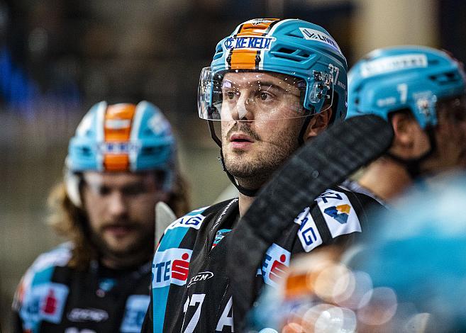 Im Bild: Andreas Kristler (EHC Liwest Black Wings Linz) Eishockey,  EHC Liwest Black Wings Linz vs HC Orli Znojmo