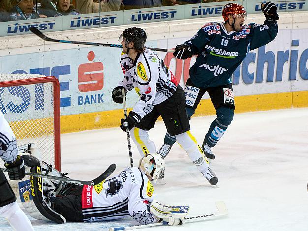 Andrew Jacob Kozek, Linz jubelt, EHC Liwest Black Wings Linz vs Dornbirner EC