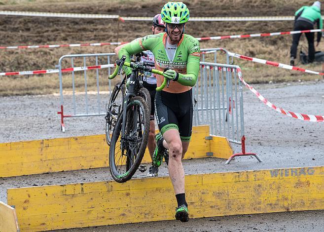 07.01.2018, St. Pölten, AUT, Rad Querfeldein Staatsmeisterschaft Elite Herren, 2018, St. Pölten, Niederösterreich, im Bild Andreas Hofer (AUT, Hrinkow Advarics Cycleang Team) //  during cycling cross championship, St. Pölten, Nieder&#x