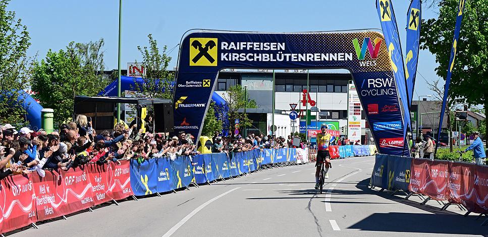 Sieger Alexander Konychev (ITA, Team Vorarlberg) Herren Elite, U23, Road Cycling League Austria, 63. Raika Kirschbluetenrennen, Wels, Oberösterreich