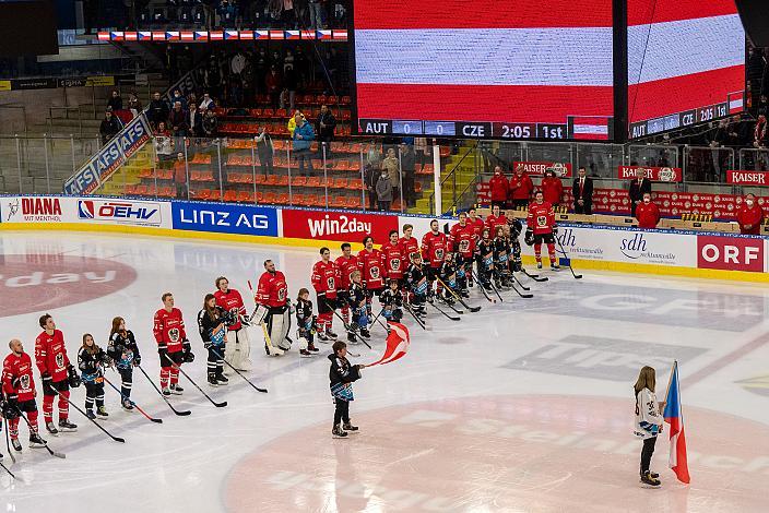 Österreich vs Tschechische Republik, Eishockey Nationalteam, Testspiel Linz, Oberösterreich 
