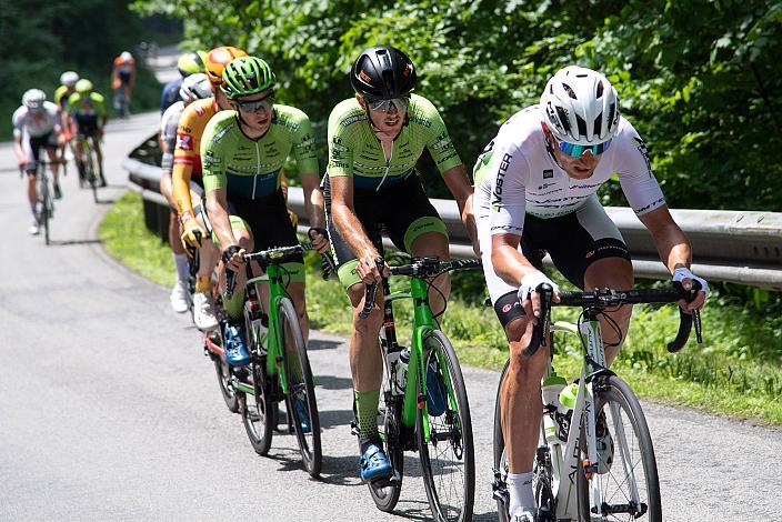 Michael Konczer (AUT, Hrinkow Advarics Cycleang), Timon Loderer (GER, Hrinkow Advarics Cycleang), Maceij Paterski (POL, Vosters ATS Team), 2. Etappe Eferding - Oberneukirchen, Int. Raiffeisen Oberösterreich Rundfahrt UCI Kat. 2.2