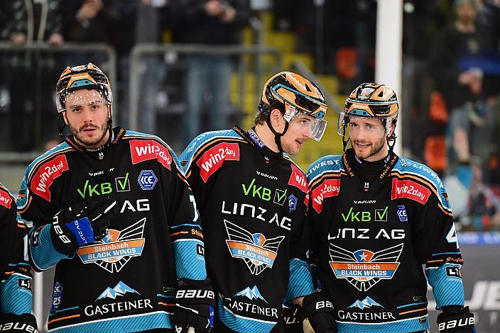 Assist zum Siegestor Patrick Söllinger (Steinbach Black Wings Linz) Overtime, Win2Day ICE Hockey League,  5. Viertelfinale, Steinbach Black Wings Linz vs Moser Medical Graz 99ers,  Linz AG Eisarena 