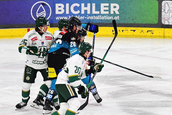 Travis Barron (Steinbach Black Wings Linz), 17. Runde ICE, Steinbach Black Wings Linz vs Team Ferencvarosi Torna Club FTC-Telekom (HUN), Linz AG Eisarena 