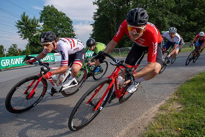 Valentin Götzinger (AUT, WSA KTM Graz), Daniel Auer (AUT, WSA KTM Graz)  Herren Elite, GP Gössendorf- ÖRV Radliga ÖM Kriterium
