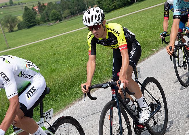 Alexis Guerin (FRA, Team Vorarlberg) 2. Etappe Eferding - Oberneukirchen, Int. Raiffeisen Oberösterreich Rundfahrt UCI Kat. 2.2