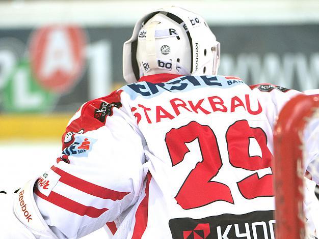 Bernhard Sterkbaum, AUT, Tormann, Oesterreich vs Weissrussland, IIHF Euro Hockey Challenge