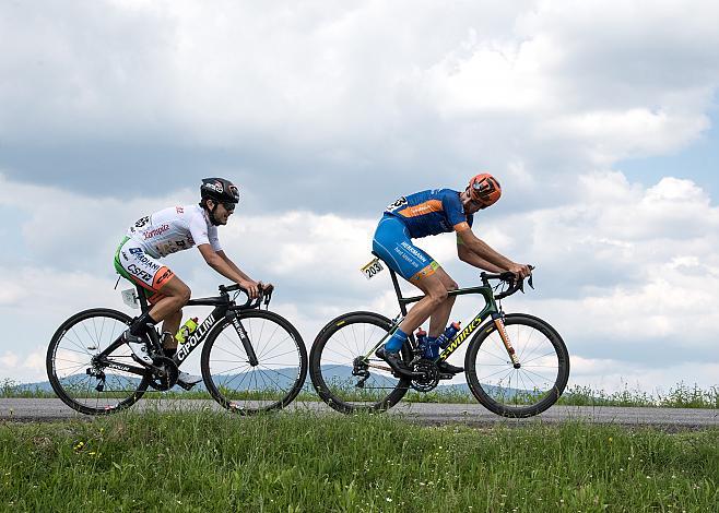 Christopher Hatz (GER, Team Hermann), Daniel Savini (ITA, Bardiani CSF),  3. Etappe Eferding - Ulrichsberg
