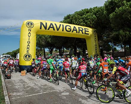 Offizieller Start, Rad Memorial Marco Pantani, Cesenatico, Italien