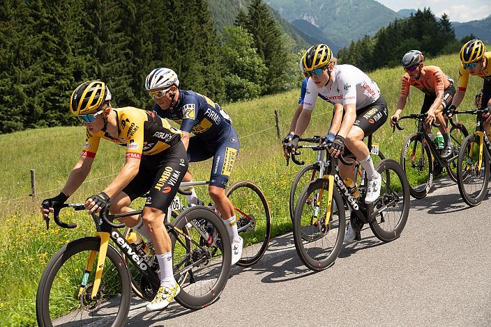 Im Weissen Kornspitztrikot des besten Jungprofis Per Strand Hagenes (NOR, Jumbo-Visma Development Team), St.Florian, Asten - Resort Hinterstoder, Höss, Int. Raiffeisen Oberösterreich Rundfahrt UCI Kat. 2.2
