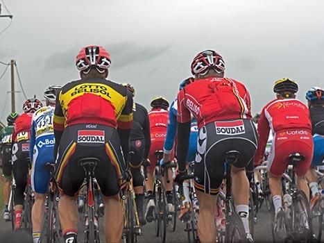 Jens Debusschere (BEL) Team Lotto Belisol im Feld, Radrennen, Paris - Tours