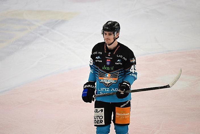 Graham Knott (Steinbach Black Wings Linz) 41. Runde ICE, Steinbach Black Wings Linz vs EC KAC, Linz AG Eisarena 