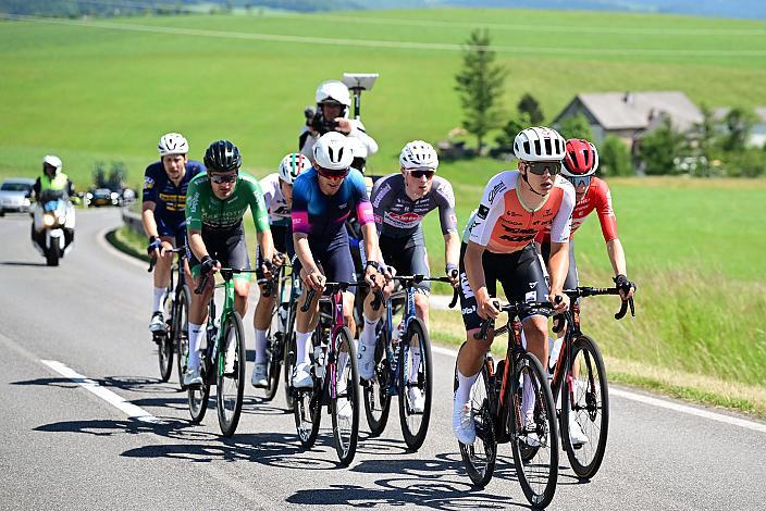 Die Ausreisser mit Benjamin Eckerstorfer (AUT, Tirol KTM Cycling Team) 3. Etappe Bad Schallerbach - Aigen - Schlägl, 15. Int. Raiffeisen OÖ-Radrundfahrt UCI Kat. 2.2