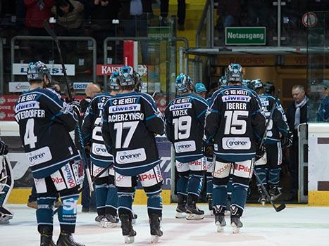 Abgang in den Urlaub, EHC Liwest Black Wings Linz vs  UPC Vienna Capitals, 5. SF
