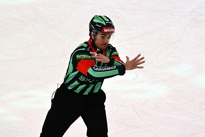 Referee Christian Ofner Win2Day ICE Hockey League,  5. Viertelfinale, Steinbach Black Wings Linz vs Moser Medical Graz 99ers,  Linz AG Eisarena 