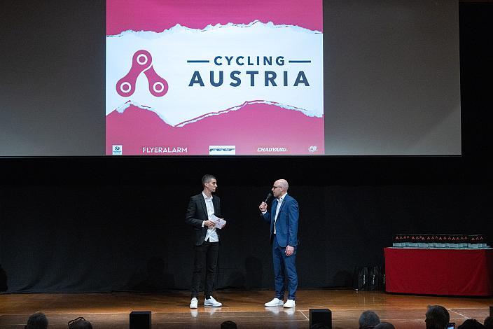 Florian König (ÖRV Generalsekretär) Cycling Austria, 2023 Cup Ehrungen, Radsport