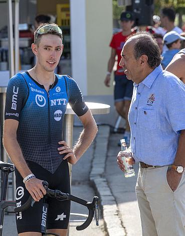 Michael Gogl (AUT, NTT Pro Cycling), Paul Resch (Präsident LRV Oberösterreich) . ÖSTM Strasse Mattersburg, Österreichische Staatsmeisterschaft U23, Elite Damen und Herren