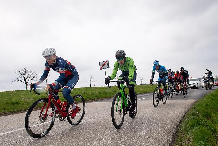 Sieger Rainer Kepplinger (AUT, Hrinkow Advarics), Herren Elite, U23, Radliga, 60. Raika Kirschbluetenrennen, Wels, Oberösterreich