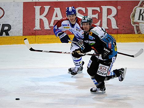 Pat LEahy, Linz, EHC Liwest Black Wings Linz vs. KHL Medvescak Zagreb