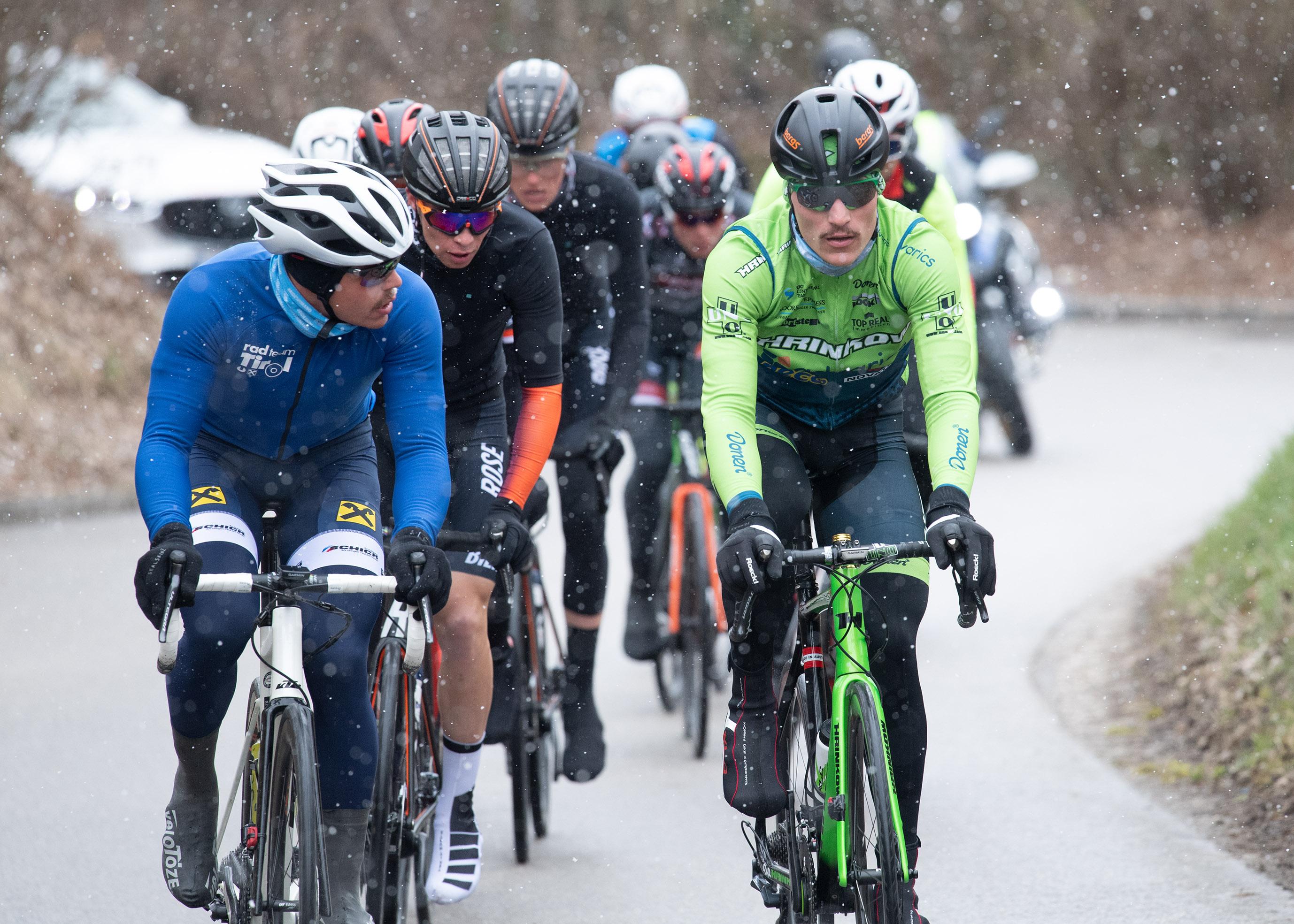 Stefan Kolb (AUT, Hrinkow Advarics Cycleang Team) Herren Elite, U23, Radliga, 60. Radsaison-Eröffnungsrennen Leonding, Oberösterreich 