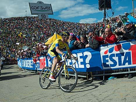 Michael Rogers, AUS (#209, Tinkoff- Saxo), Bergankunft Monte Zoncolan