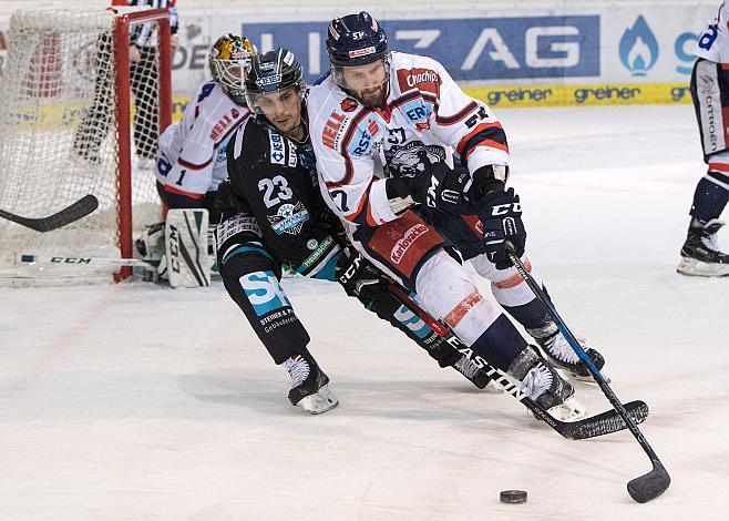 Fabio Hofer (EHC Liwest Black Wings Linz)  EHC Liwest Black Wings Linz vs KHL Medvescak Zagreb, 1. Viertelfinale