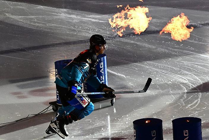 Brian Lebler (Steinbach Black Wings Linz) 17. Runde ICE, Steinbach Black Wings Linz vs Team Ferencvarosi Torna Club FTC-Telekom (HUN), Linz AG Eisarena 