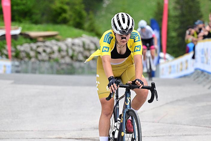 Im Gelben Trikot, Eliska Kvasnickova (CZE, VIF Cycling Team) Ybbsitz - Hochkar,,  4. Etappe Sportland NOE WOMEN Tour