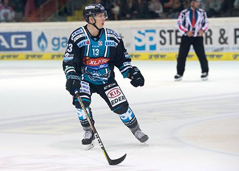 Gerd Kragl (EHC Liwest Black Wings Linz) EHC Liwest Black Wings Linz vs HC Orli Znojmo