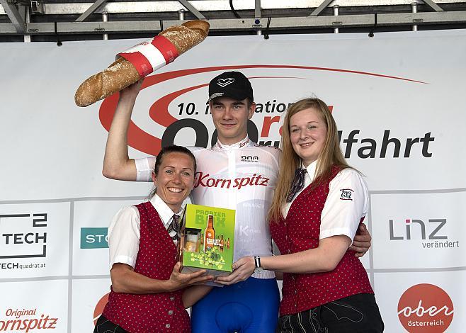 Sam Gademan (NED, Sensa KvK Cyclingteam) bester Nachwuchsfahrer, 1. Etappe Wels - Stift Reichersberg, Radsport 10. Int. OOE Rundfahrt  