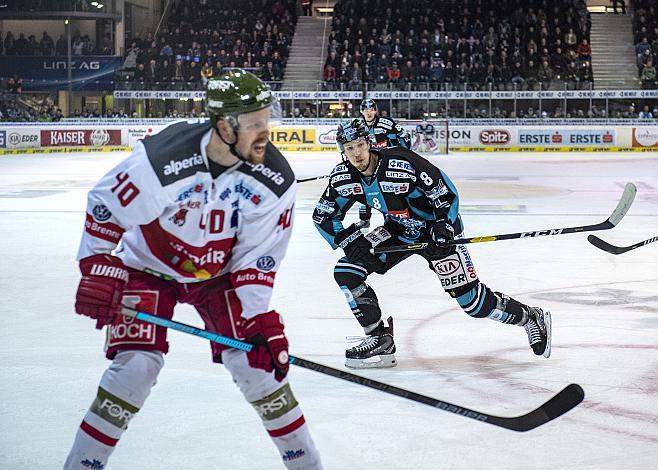 Laurens Ober (EHC Liwest Black Wings Linz) EHC Liwest Black Wings Linz vs HCB Suedtirol Alperia