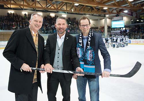 Günter Singer, Christian Perthaler, EHC Liwest Black Wings Linz vs Dornbirner EC
GÃ¼nter Singer, Christian Perthaler, EHC Liwest Black Wings Linz vs Dornbirner EC
