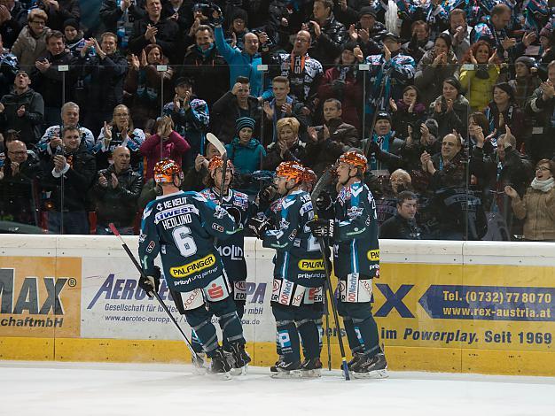 Linz jubelt, EHC Liwest Black Wings Linz vs Dornbirner EC