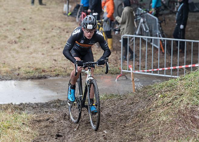 07.01.2018, St. Pölten, AUT, Rad Querfeldein Staatsmeisterschaft Elite Herren, 2018, St. Pölten, Niederösterreich, im Bild Marvin Hammerschmid (AUT, Team Feldbinder Owayo˽Ktm)  //  during cycling cross championship, St. Pölten, N