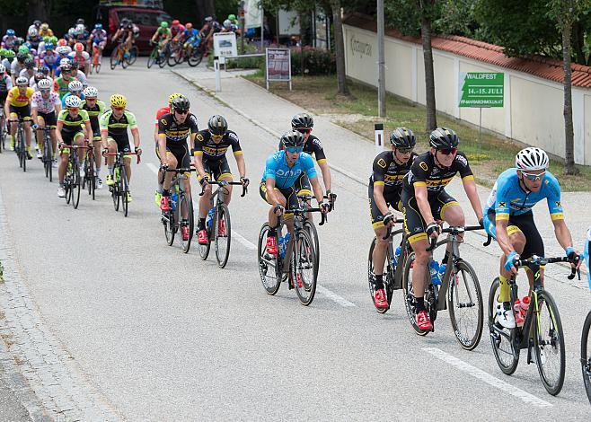 Lars Van der Haar (NED, Telenet Fidea Lions) und das Fidea Team an der Spitze in Maria Schmolln, 2. Etappe Wels - Ried im Innkreis