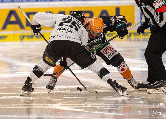 William Charles Rapuzzi (Dornbirn Bulldogs), Will Pelletier (Steinbach Black Wings 1992) Steinbach Black Wings 1992 vs EC KAC,  Eishockey, Bet at Home ICE Hockey League